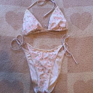Floral Print Bikini Set